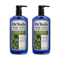 닥터틸즈 바디워시 유칼립투스 스피어민트 엡섬 솔트 Dr Teals 710ml 2개