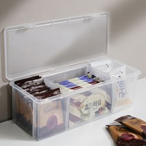 주방 탕비실 커피 티백 소품 정리 파티션 보관통 박스