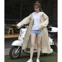 여성 레인 코트 우의 골프 우비 자켓 제주도 비옷 에버랜드 오토바이 패션 성인 명품 판초, 다크 블루