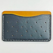 비천 이태리 부테로가죽 카드지갑 쿠키 이니셜 각인