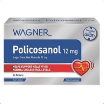 호주 와그너 폴리코사놀 12mg 60정 x 6박스 12개월분 Wagner Policosanol 12mg 60 Tablets x 6 box 12 months