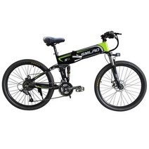 SMLRO 접이식 전기 산악 자전거 도시 도로 도시 자전거 26 인치 1.95 타이어 48V 1000W 10AH MTB 전자 자전거 21 속도 S11 Ebike, 중국, 21_750W 10AH, 초록의