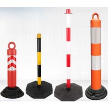 중앙분리대봉 방지 중앙 차단막 경계 탄력봉, 85cm-핸들링EVA-충격가능-체인-이동가능