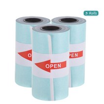 휴대용포토프린터 핸드폰사진출력 스마트폰사진출력 3roll/set 내구성 인쇄 paperang 스티커 용지 포토 미, 한개옵션0