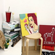 데코밍샵아크릴인테리어액자_뷰티메이크업_아크릴액자, 타입3 크림