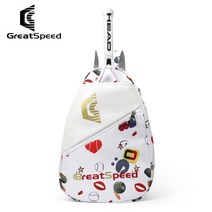 빅토리랩 화이트 테니스가방 보스턴 크로스백 Greatspeed-테니스 라켓 백팩 스니커즈 수납 공간 2 인 1, 01 White