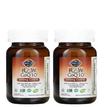 가든오브라이프 RAW CoQ10 코큐텐 코엔자임텐 무가공 200mg 치아씨오일 오메가3 오메가6 오메가9 베지 60정 리놀렌산 프로바이오틱, 1개, 기본