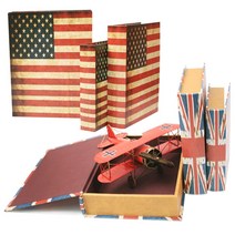 LS3)빈티지 인테리어 소품 책모양 수납함 미국 영국 L사이, 미국 USA