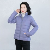 여성경량패딩 다운 재킷 가 새로운 재킷 슬림 피트 따뜻한 재킷 대형 코트