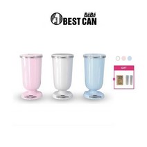 [베베모델/이중덮개형] [항균리필롤 총 30개월분] 세계최초발명특허 5중밀폐 인테리어 휴지통, 상세설명 참조, [베베모델/이중덮개형] B200AR2 W(화이트)