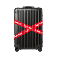 슈프림 대형 스티커 2장 캐리어 노트북 오토바이 꾸미기, 슈프림 레드 2장