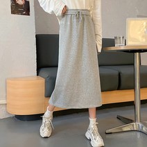 [올리비에스클로젯] 캐주얼 쮸리 밴딩 롱 스커트_O2302SK007A