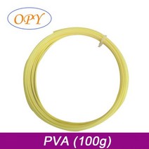 3d펜 필라멘트 PLA필라멘트 OPY 3D 프린터용 수용성 PVA PLA 프린터 지원 재료 175mm 05KG 10M 100G, PVA 100g