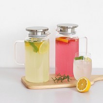 샹그리아 과일숙성용 고급 유리물병 이유식 매실통 라떼병 용기 매장 욱슈 주스 보틀