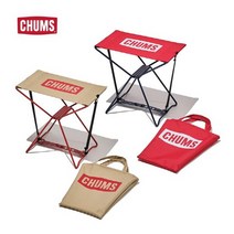 아웃도어 캠핑 Chums 휴대용 스툴 접이식 의자, 카키, 1개