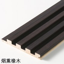 하이클래딩 pvc 합성목재 루버 사이딩판넬 합성데크 사이딩 외벽마감재 집성목 wpc, 다크 오크 2.75X0.145m (10개)
