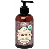 (미국직배) US Organic 캐스터오일 240ml Castor Oil USDA Certified Organic Expeller Pressed Hexane Free