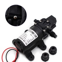 1마력모터 수중펌프 양수기고압 조리개 워터 펌프 DC 12V 130PSI 6L/분 당 자동 스위치, 02 Straight type