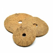 코코넛 코이어 멀칭 매트 주말농장 40cm 40cm, 3개