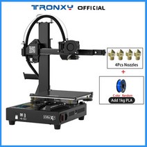 입문용 3d 프린터세트 Tronxy-CRUX 1 3D 프린터 고품질 미니 DIY 키트 초보자를 위한 데스크탑 휴대용, 03 add 1kg PLA