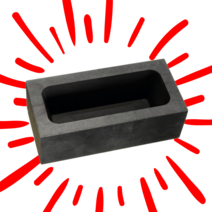 용해로 전기 용광로 검은 흑연 용광로 주조 도가니 용융 도구 잉곳 금형, 02 B