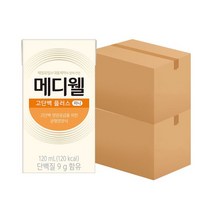 기타 엠디웰 메디웰 고단백플러스 미니 120ml 48팩/환자영양식, 상세페이지참조