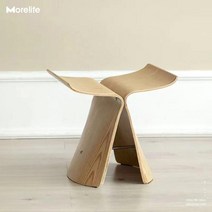 임스체어 라운지체어 명품의자 카페 빈티지 인테리어 의자북유럽 덴마크 크리에이티브 디자인 나비 의자 스, 03 Log color