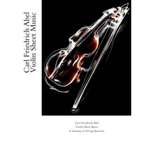 바이올린 튜닝 현 줄 Carl Friedrich Abel Violin Sheet Music: 6 Sonatas String Quartets Paperback 308894