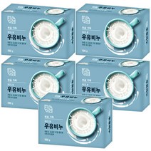 무궁화 자연미인 화장비누 세안비누 목욕비누 우유비누 100g, 5개