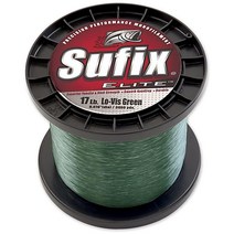 Sufix Elite 3000야드 스풀 사이즈 낚시줄 (그린 12파운드), One Size