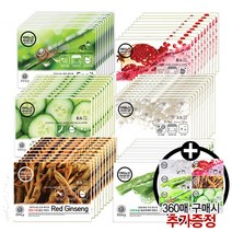 듀이 마스크팩 달팽이+콜라겐+알로에베라+오이+홍삼+진주 시트 마스크, 1개, 180매