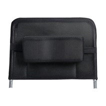 GHSHOP 좌석 폭 40cm-50cm를 위한 휠체어 머리 받침 지원 휠체어 부속, 옵션, 탄소강 스폰지 메쉬 천, L, 1개