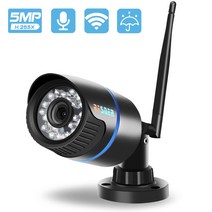 ip 카메라 wifi 야외 ir 야간 투시경 3mp 오디오 무선 cctv 카메라, 5mp 64g 카드, 우리 플러그, 2.8mm