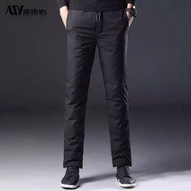 우모바지 패딩 백패킹 바지 겨울 남성 화이트 오리 다운 야외 캠핑 하이킹 트레킹 등반