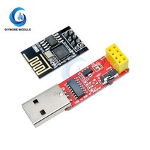 아두이노키트 프로그래밍 전자 아두이노 모듈 부품 Ch340 usb to esp8266 직렬 esp-01 esp-01s esp01 esp01s arduino 프로그래머 어댑터 용, esp-01s가 있는 USB