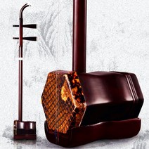 해금 erhu 2 현악기 전문 erhu 민속 현악기 erhu 액세서리가있는 흑단 24, 없음