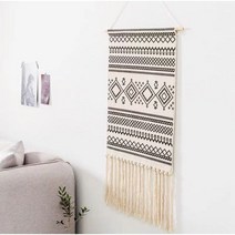 패브릭 태슬 벽장식 23종 태피스트리 위빙 월행잉 감성 인테리어 소품, A023