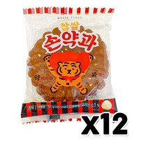 무직타이거 찹쌀손약과 50g, 12개