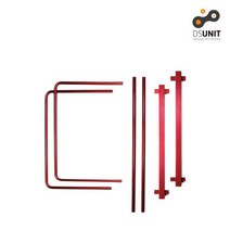 대성유닛 멀티 버너스탠드 / BBQ테이블 버너거치대, 레드