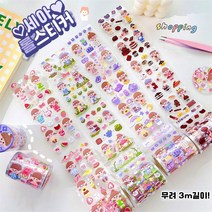 세아 롤 스티커 4종 세트, 네종류, 추가안함