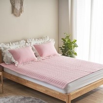 J리빙 살랑 고밀도 카페트 슈퍼싱글핑크