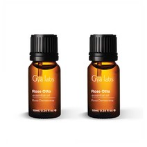 Gya labs 로즈 오또 에센셜 오일 터키 장미오일 다마스칸 로즈 10ml 2개 Rose Otto, 1개