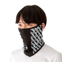 [수이골프 C형] UV 자외선 차단 얼굴 햇빛가리개 골프 등산 조깅 바이크 스포츠 마스크, C-3 체인 블랙