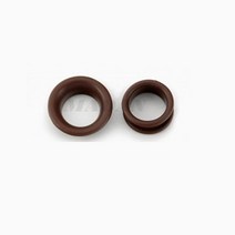 마단 가위 고무링 Large 엄지전용 Rubber Ring 미용가위고무링, 1개, Chocolate.