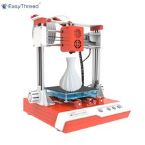 목업제작 3D프린터 EasyThreed 100100100mm 인쇄 미니 데스크탑 어린이 3D 프린터 TF 카드 PLA 샘플 필라멘트로 고정밀 음소거 인쇄, 우리를