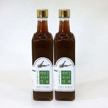 청운당농산 지리산 새순 솔잎차 엑기스 500ml 2병 발효 진액