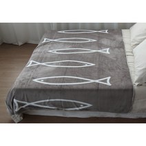 모던 피쉬 디자인 부드러운 양면 극세사담요 블랭킷 여학생 자동차 소프트