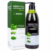 세니떼 그린티 안티헤어로스 샴푸 750ml, 단품, 단품