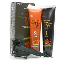 젤존 감 트리트먼트 칼라 크림 염색약 대용량, 5CB 구리빛갈색, 1개