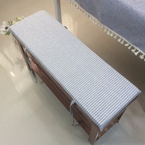 긴 롱 의자 벤치 방석 쿠션 패드 시트 스트랩 끈 식탁 직사각형